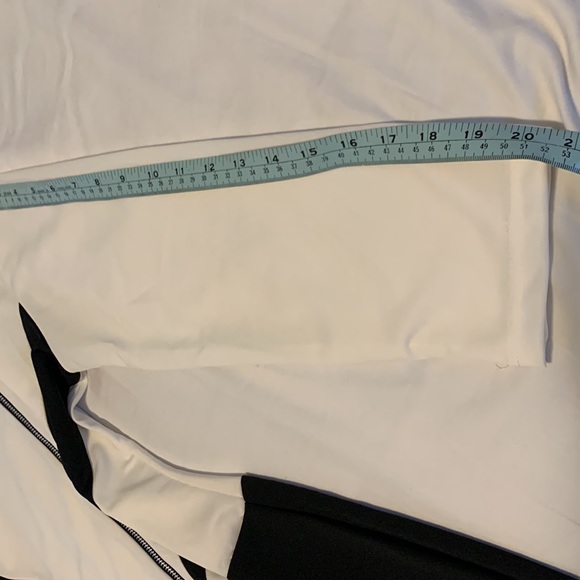 4 for $70.00. Knee length dress, Black & white, zipper detail, US size large. - Picture 5 of 7